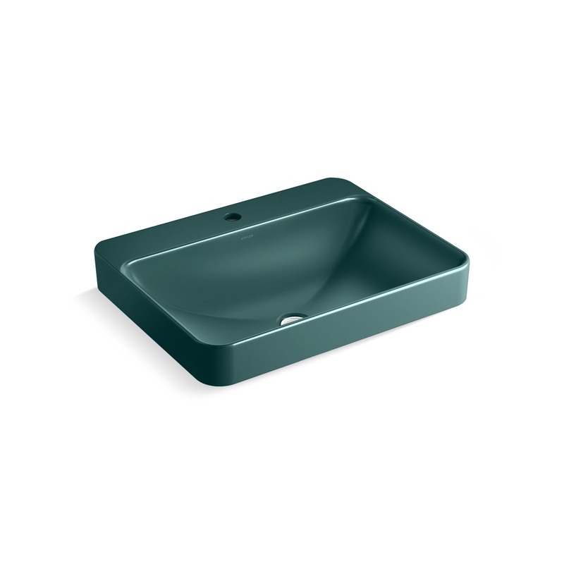 Kohler K-2660-1-17 Vox 23 In. Rectangular Vessel Bathroom Sink In Teal