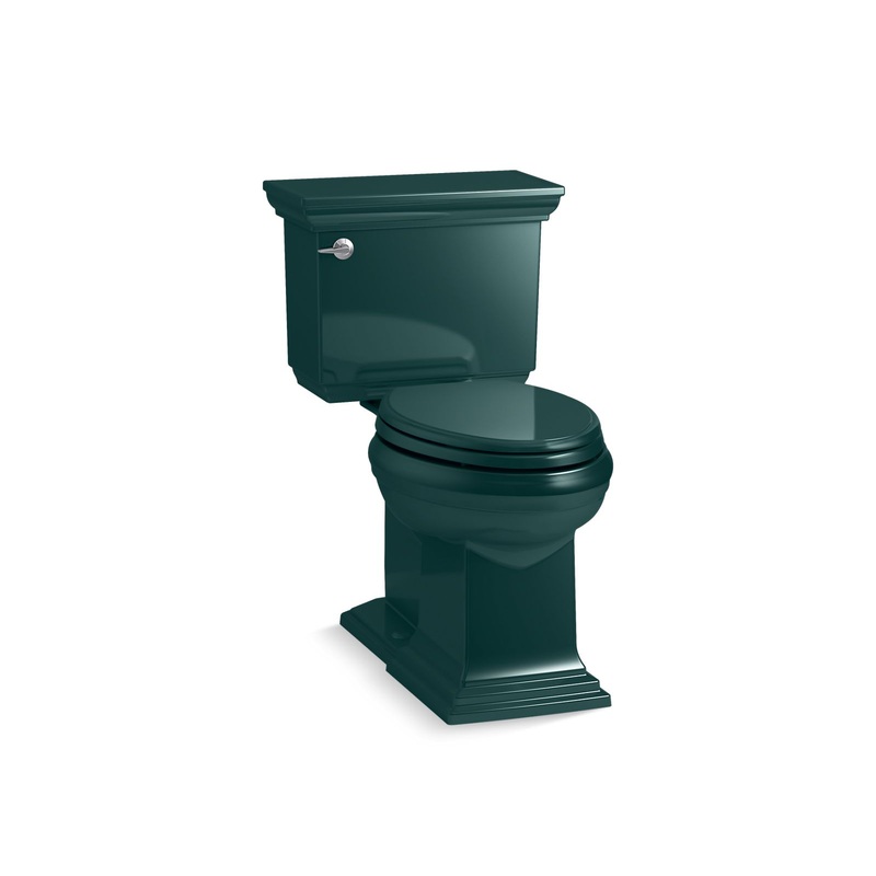 Kohler K-6669-17 Memoirs Stately Two-Piece Elongated With Concealed Trapway, 1.28 Gpf In Teal