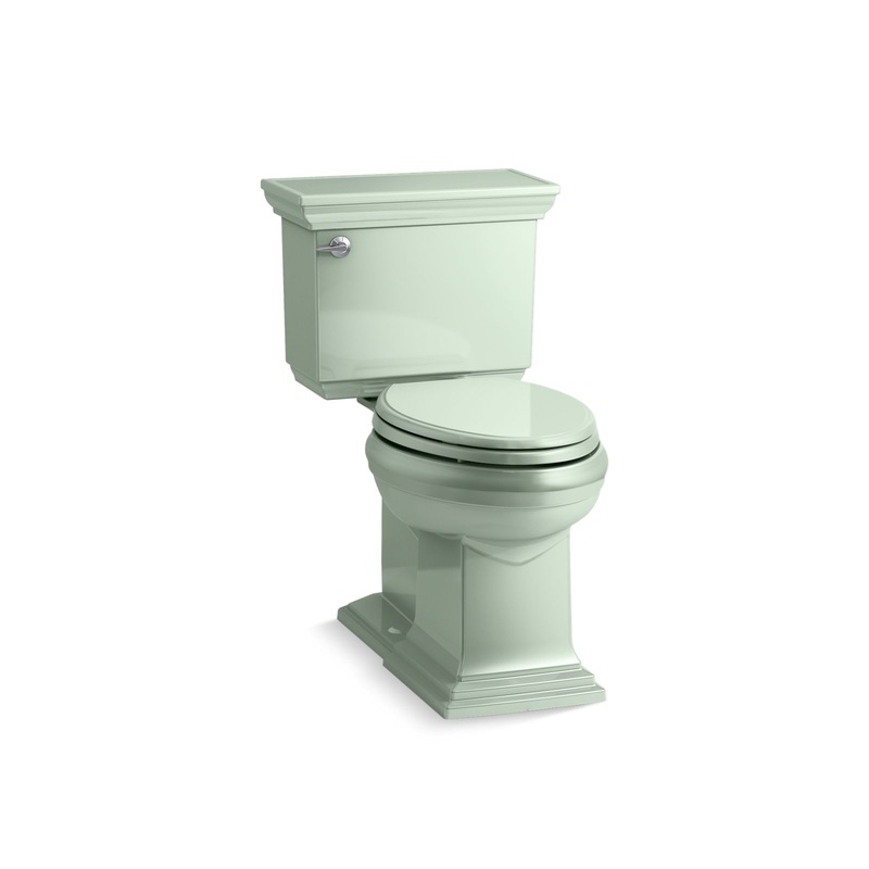 Kohler K-6669-42 Memoirs Stately Two-Piece Elongated With Concealed Trapway, 1.28 Gpf In Aspen Green