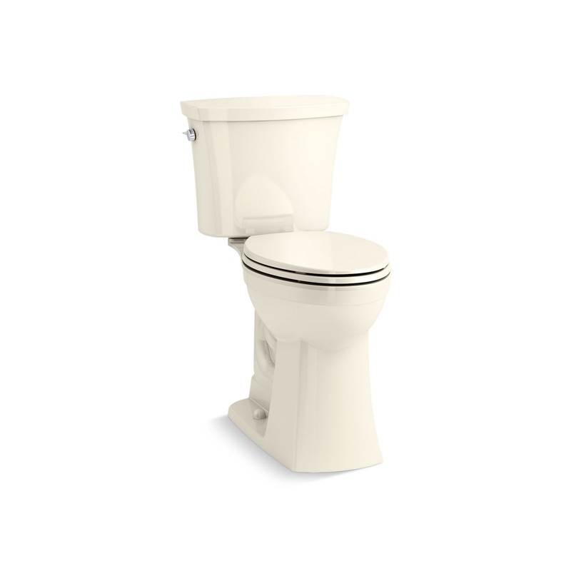 KOHLER K-30688-96 Kelston Continuousclean Tall Two-Piece Elongated Toilet 1.28 GPF In Biscuit