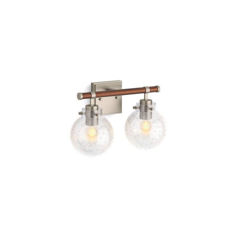 KOHLER K-38413-SC02-BNL Holt Two-Light Sconce In Brushed Nickel