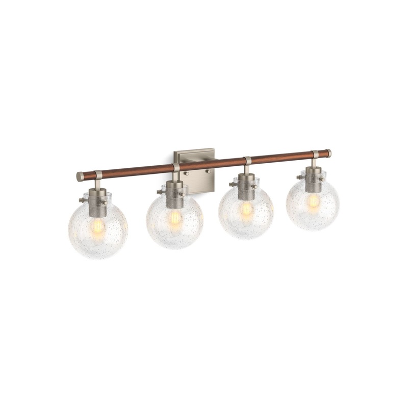 KOHLER K-38415-SC04-BNL Holt Four-Light Sconce In Brushed Nickel