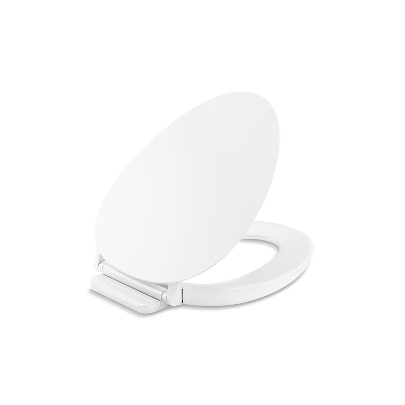 KOHLER K-57777-WCF-0 Cymbal Readylatch Quiet-Close Elongated Toilet Seat In White