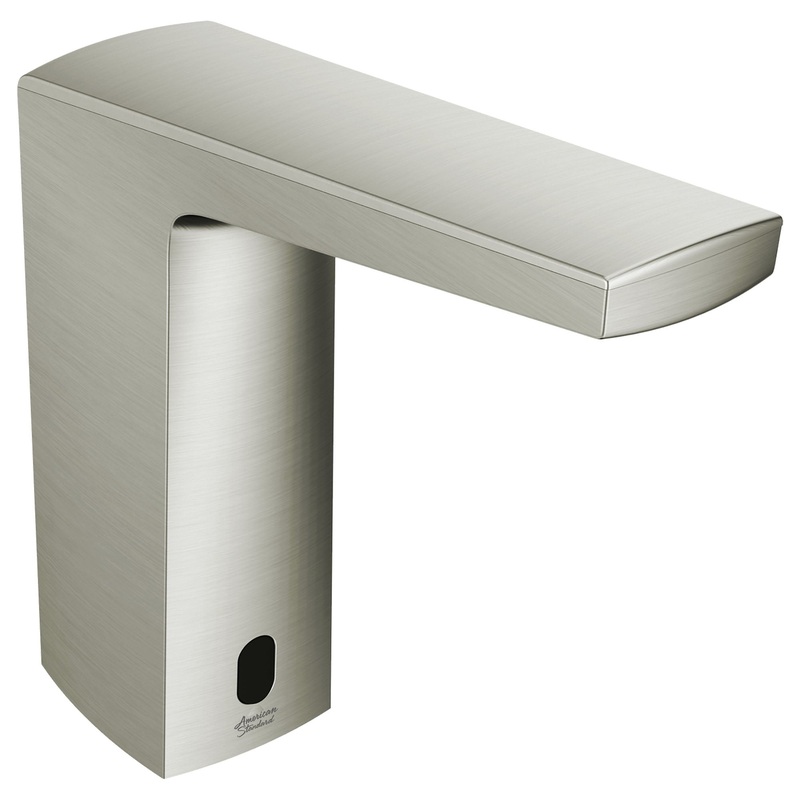 AMERICAN STANDARD 7025103.295, Paradigm Selectronic Touchless Faucet, Battery-Powered, 0.35 gpm/1.3 Lpm in Brushed Nickel