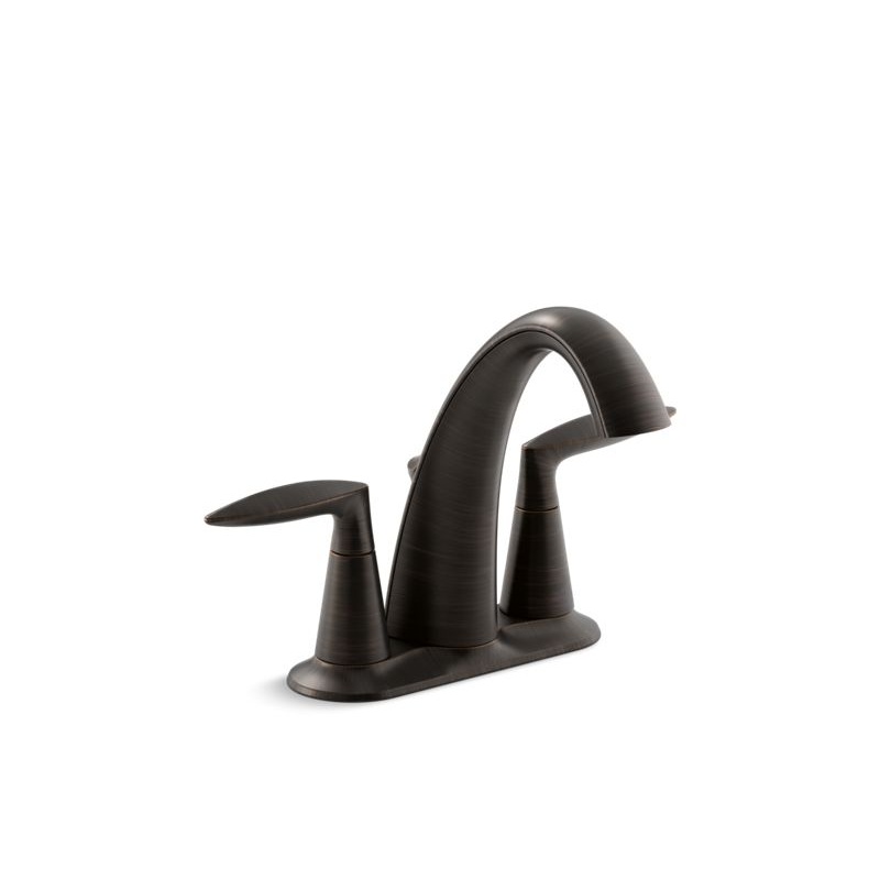 KOHLER K-45100-4-2BZ Alteo Centerset Bathroom Sink Faucet, 1.2 Gpm In Oil-Rubbed Bronze