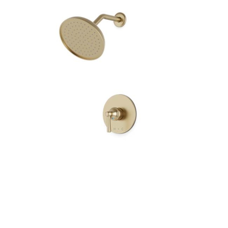 ARTOS TS181SB Trova Classic Pressure Balance Shower Trim Kit Satin Brass