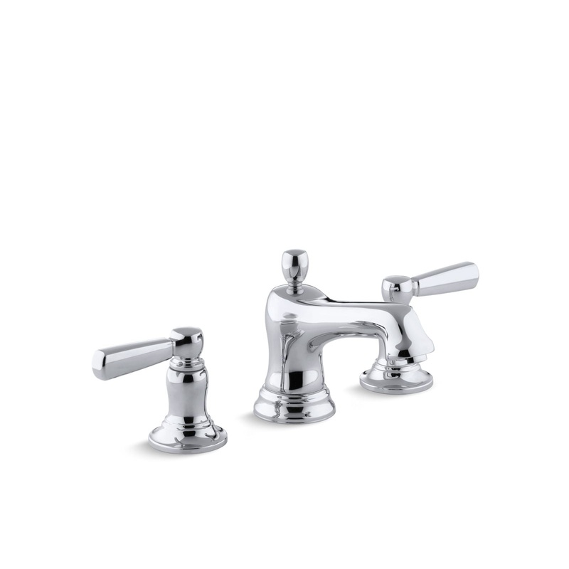 KOHLER K-10577-4-CP Bancroft Widespread Bathroom Sink Faucet, 1.2 Gpm In Polished Chrome
