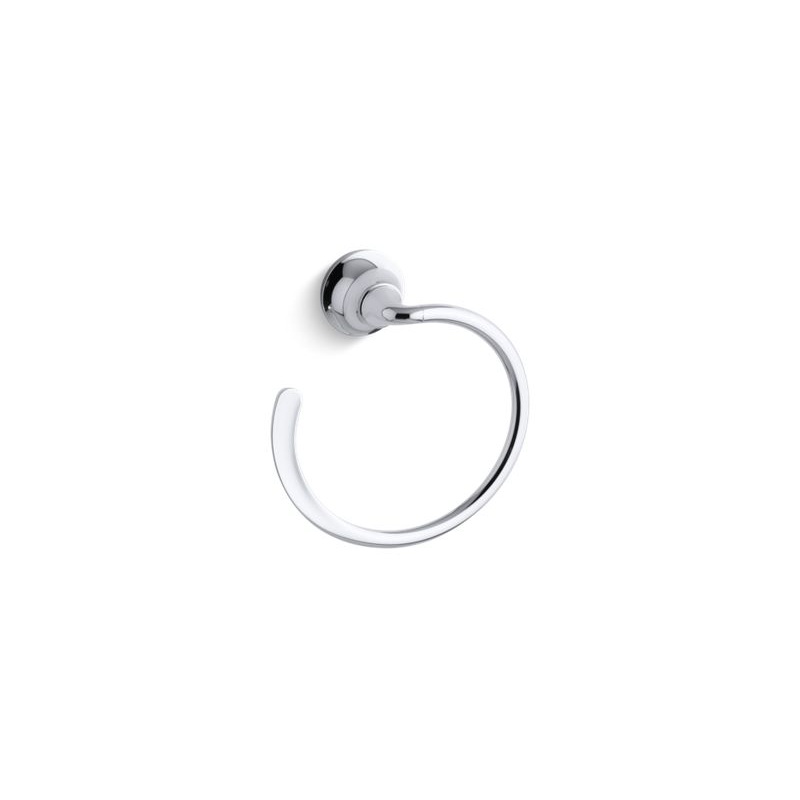 KOHLER K-11377-CP Forte Towel Ring In Polished Chrome