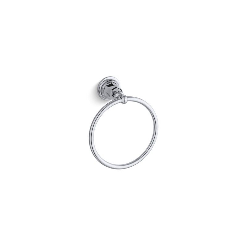 KOHLER K-13507-CP Kelston Towel Ring In Polished Chrome