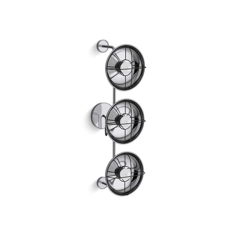 KOHLER K-23665-SC03-CPL Modern Farm Three-Light Sconce In Polished Chrome