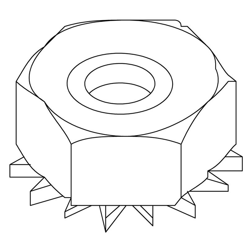 KOHLER K-90154 Locknut, 5/16-18