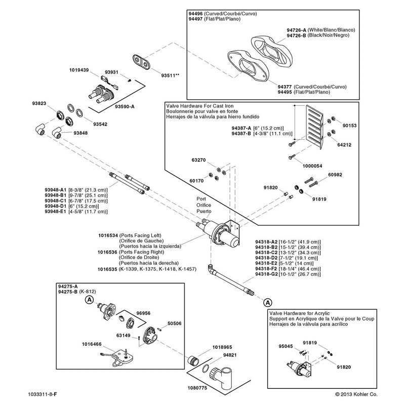 KOHLER K-93931 Screw 4-24 X .25