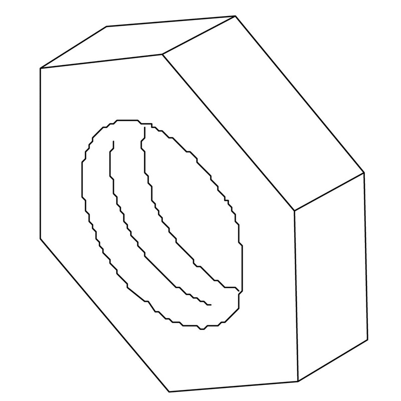 KOHLER K-90153 Locknut, 1/4-20