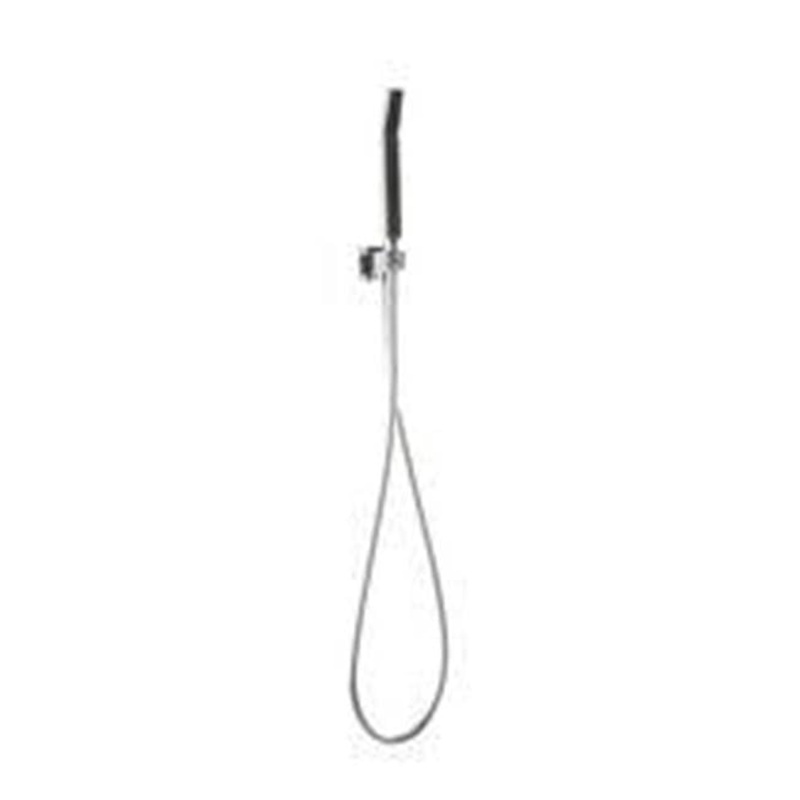 ARTOS F907-26BK Milan Flexible Hose Shower Kit with Integrated Water Outlet, Black