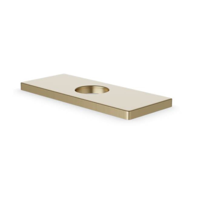 ARTOS F910-4SB Trova Square 6" Cover Plate Satin Brass