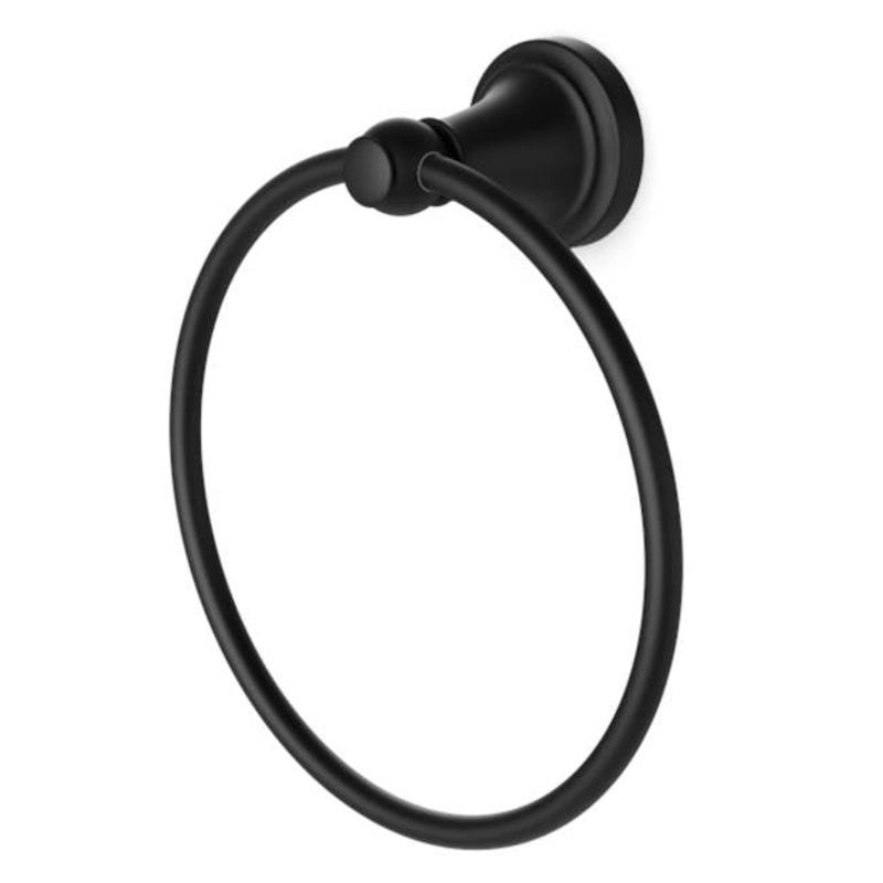 ARTOS TA345BK Trova Classic Towel Ring Matte Black