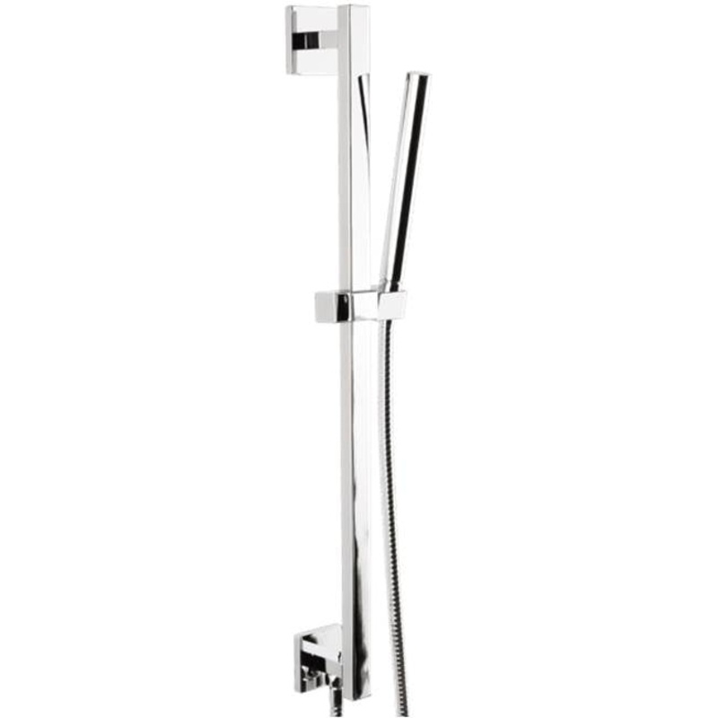 ARTOS F907-36BK Otella Flexible Hose Shower Kit with Slide Bar and Integrated Water Outlet, Black