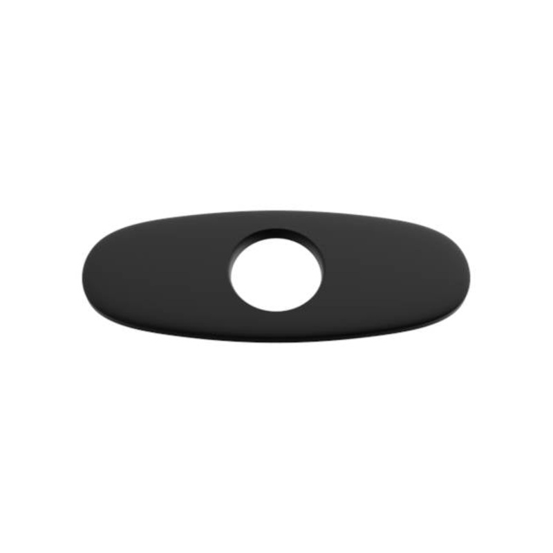 ARTOS F910-3BK Trova Round 6" Cover Plate Matte Black