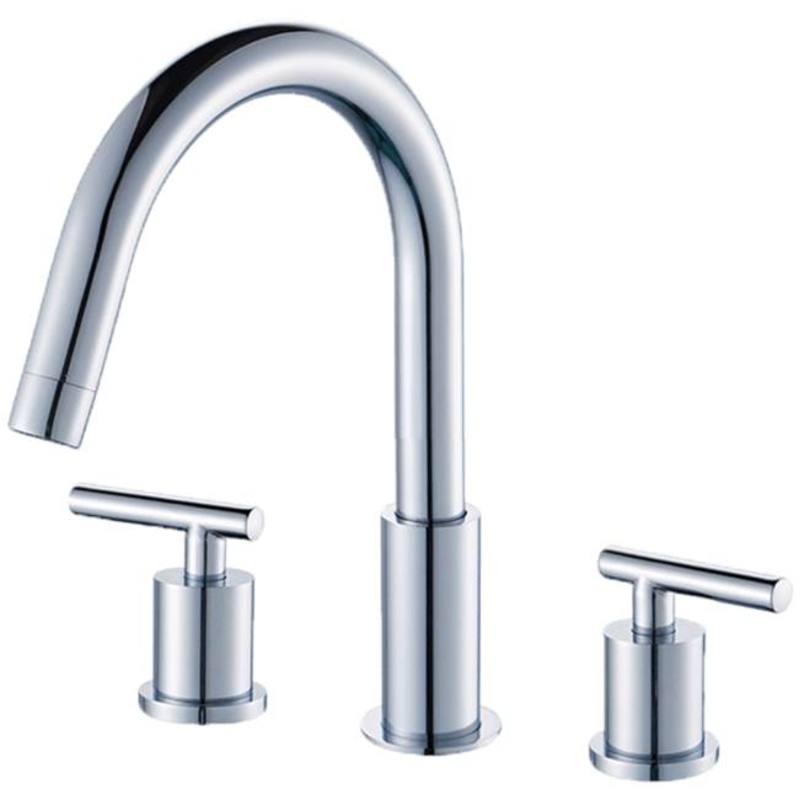 ARTOS FS310CH Round 8" Widespread Lavatory Faucet with Lever Handles Chrome