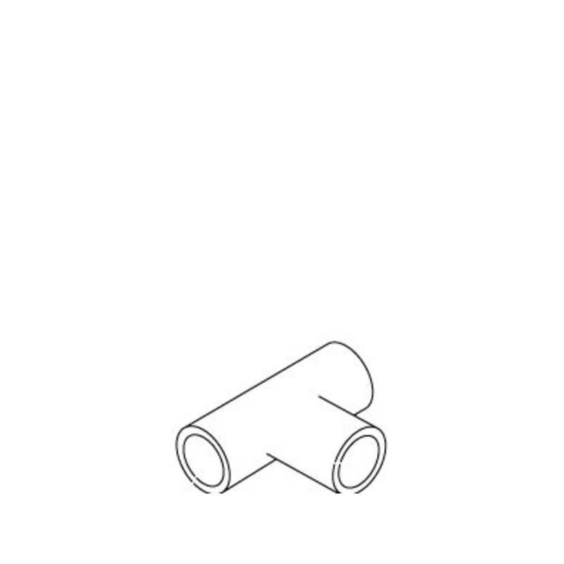 KOHLER K-94683 Tee, Reducing 1.5" X 1.5" X .5" Pvc