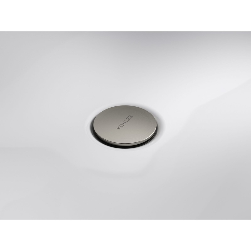 KOHLER K-RH1274364-BN Clicker Drain with Overflow