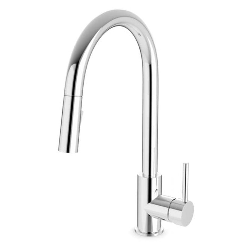 ARTOS F100137CH Trova Modern Kitchen Faucet with Pulldown Spray Chrome