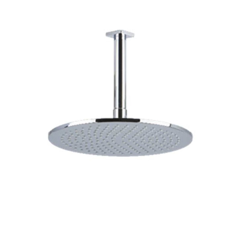 ARTOS F907-71BK R+S 10" Shower Rainhead Ceiling Mount, 4.75" Arm, Black