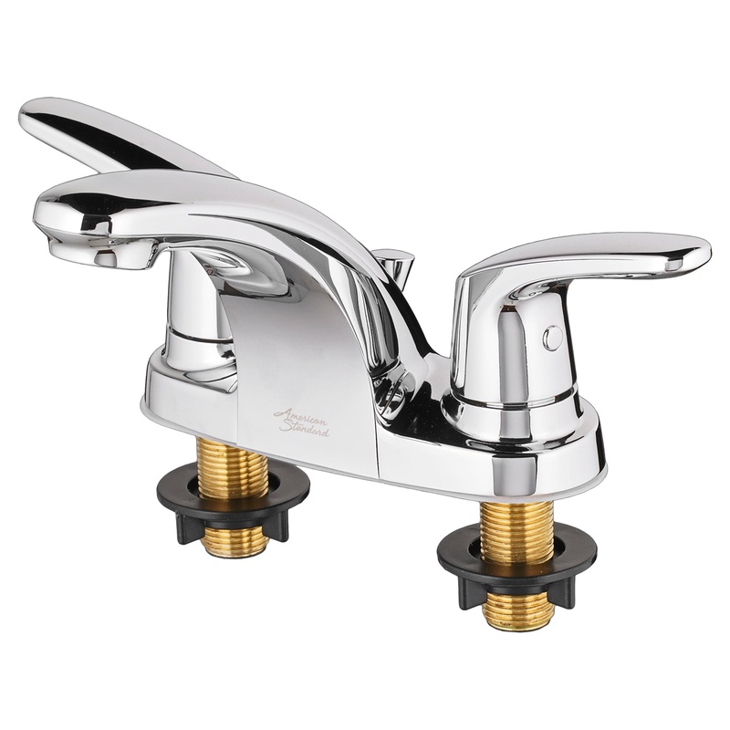 AMERICAN STANDARD 7075200.002, Colony PRO 4-Inch Centerset 2-Handle Bathroom Faucet 1.2 gpm/4.5 L/min With Lever Handles in Chrome