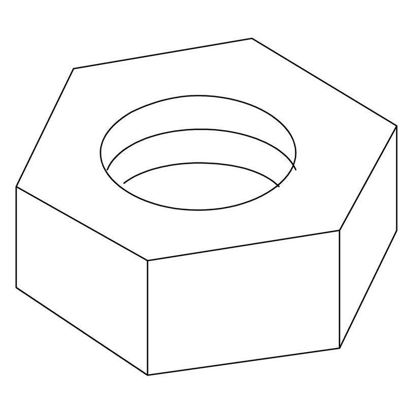 KOHLER K-97816 Nut, 1-18 Uns-2B