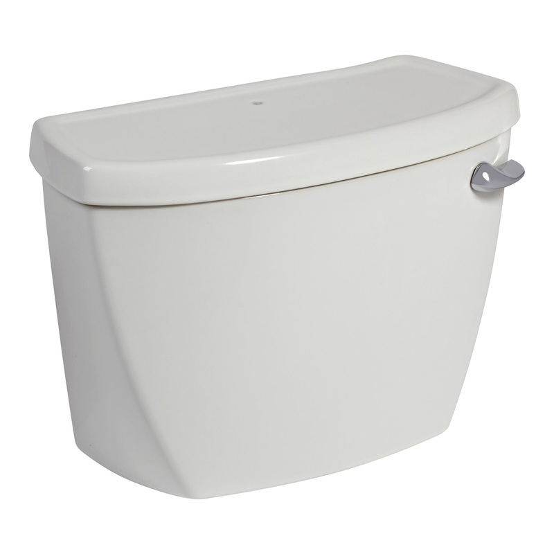 AMERICAN STANDARD 4142900.020, Pressure Assist 1.6 gpf/6.0 Lpf Right-Hand Trip Lever EverClean Tank With Tank Cover Locking Device in White