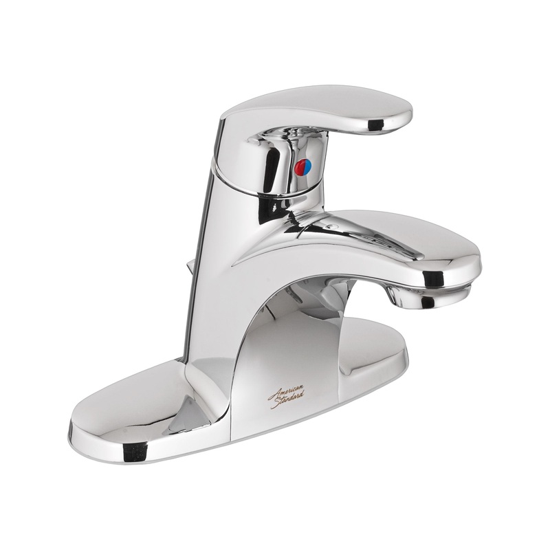 AMERICAN STANDARD 7075000.002, Colony PRO 4-Inch Centerset Single-Handle Bathroom Faucet 1.2 gpm/4.5 L/min With Lever Handle in Chrome
