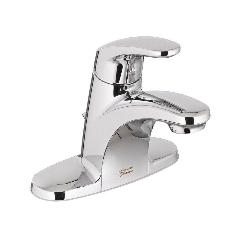 AMERICAN STANDARD 7075054.002, Colony PRO 4-Inch Centerset Single-Handle Bathroom Faucet 0.5 gpm/1.9 L/min Less Drain With Lever Handle in Chrome