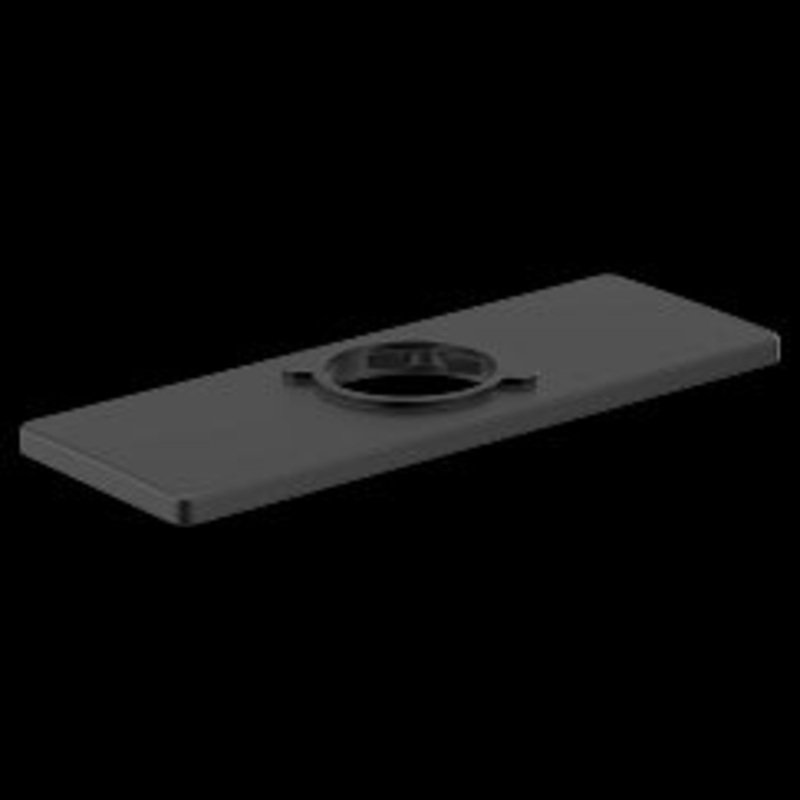 MOEN 147204BL  Escutcheon, Matte Black