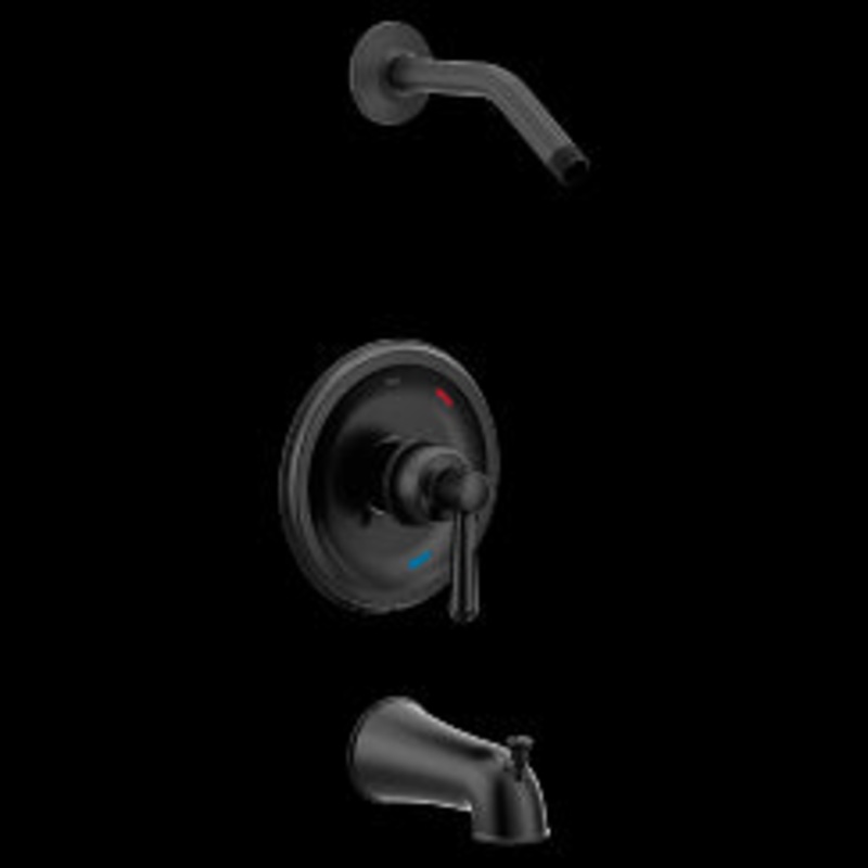 MOEN T56913NHBL EMBER TUB SHOWER TRIM CYC NH BL - Matte Black
