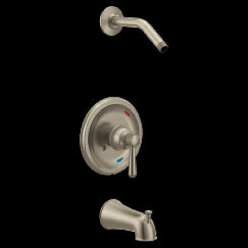 MOEN T56913NHBN EMBER TUB SHOWER TRIM CYC NH BN - Brushed Nickel