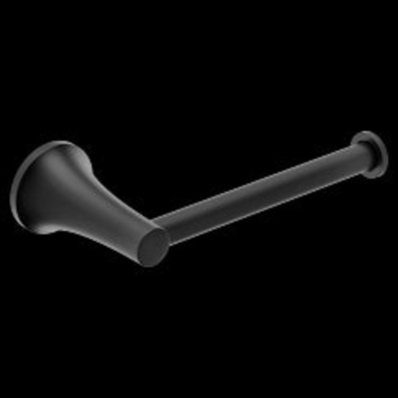 MOEN YB2609BL PYRITE SINGLE POST PAPER HOLDER, BL - Matte Black
