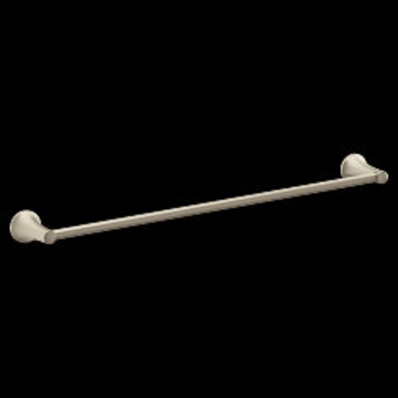 MOEN YB2624BN PYRITE 24" TOWEL BAR, BN - Brushed Nickel
