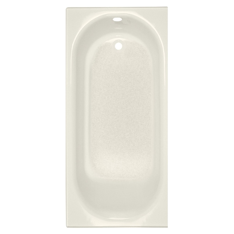 AMERICAN STANDARD 2390202.222, Princeton Americast 60 x 30-Inch Integral Apron Bathtub With Left-Hand Outlet in Linen