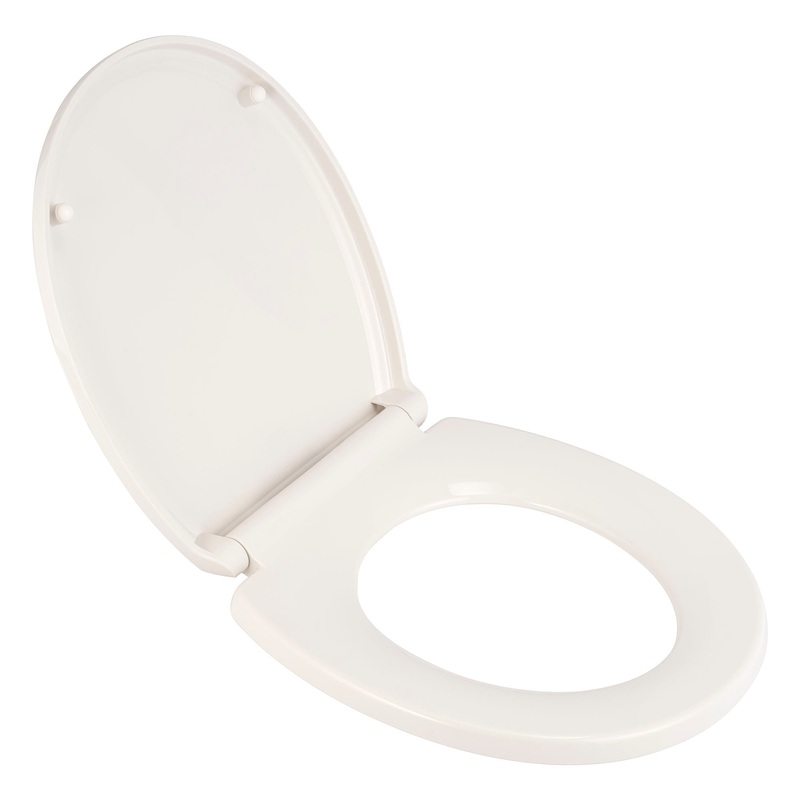 AMERICAN STANDARD 5020B65G.020, Traditional Slow-Close & Easy Lift-Off Round Front Toilet Seat in White