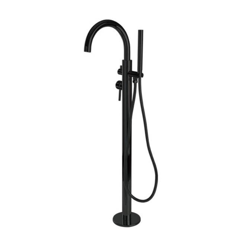 ARTOS F502-5-1TKBK Opera Floor Mount Tub Filler Trim Kit Only Black