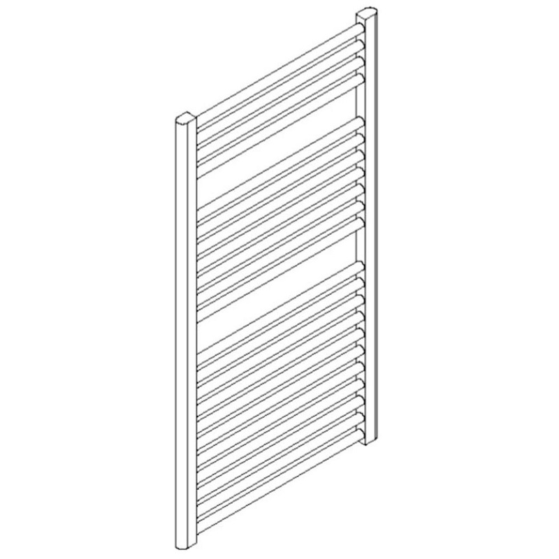 ARTOS M11160P-CH Denby Towel Warmer 44" x 24" Plug-In Chrome