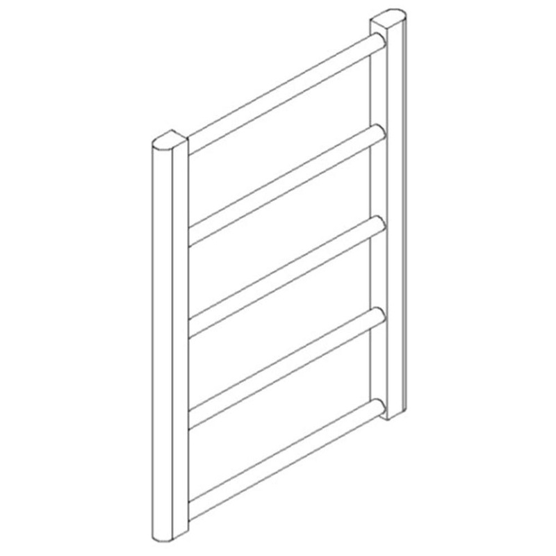ARTOS MR06545W-CH Ryton Towel Warmer 26" x 18" Hardwired Chrome