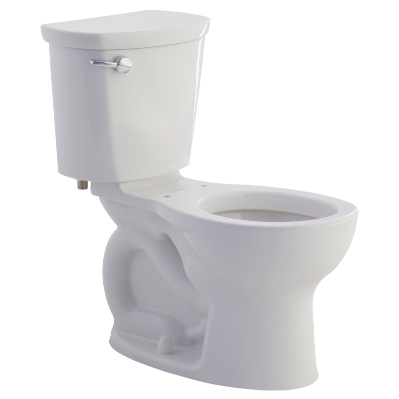 AMERICAN STANDARD 215DA104.222, Cadet PRO Two-Piece 1.28 gpf/4.8 Lpf Standard Height Round Front Toilet Less Seat in Linen