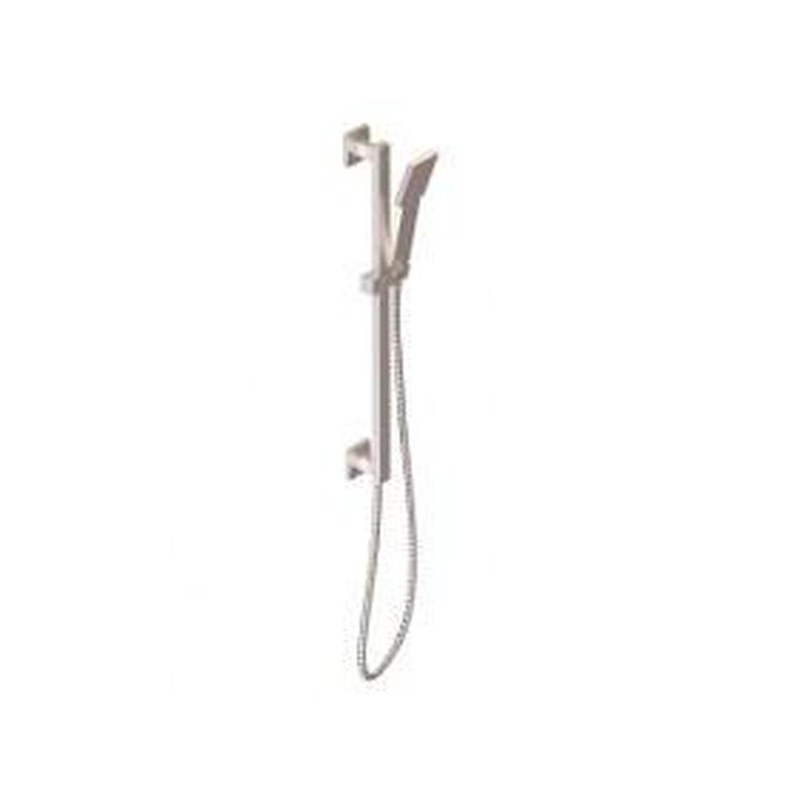 ARTOS F907-46BN Flexible Hose Shower Kit with Square Slide Bar Brushed Nickel