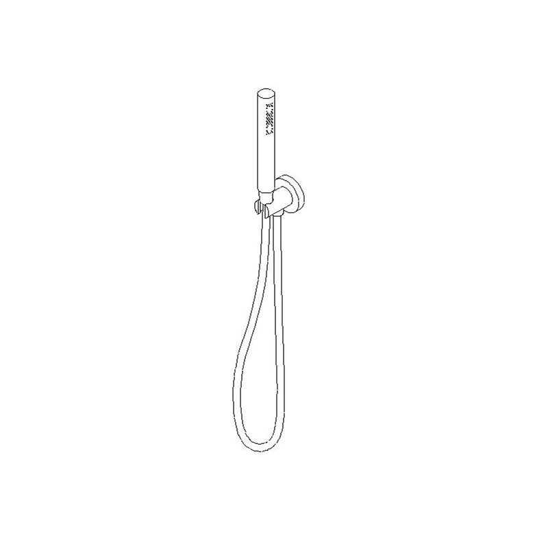 ARTOS F907-5CH Flexible Hose Shower Kit, Chrome
