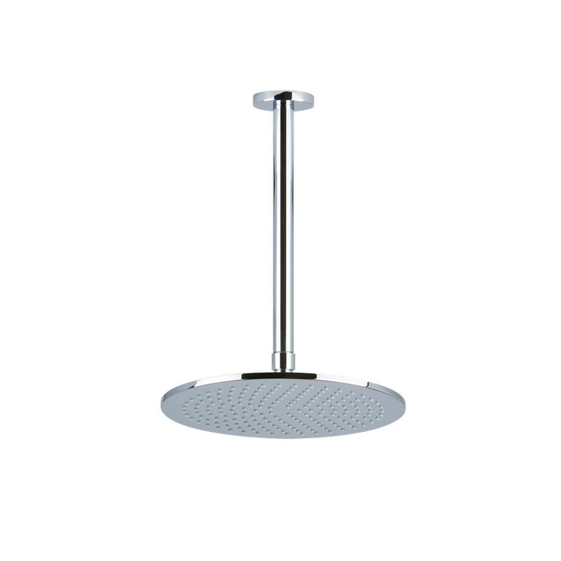 ARTOS F907-62CH 10" Shower Rainhead Ceiling Mount 9.5" Arm RND Chrome