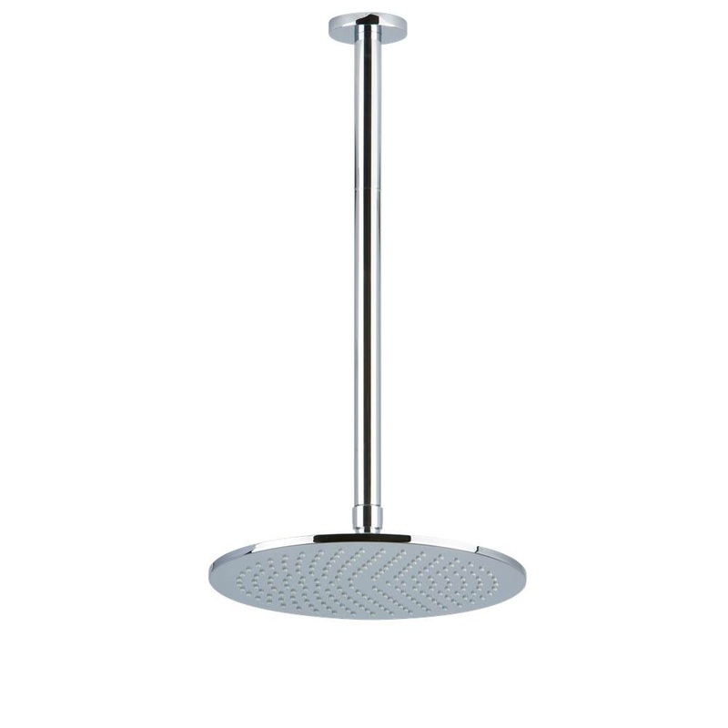 ARTOS F907-63CH 10" Shower Rainhead Ceiling Mount 14" Arm RND Chrome