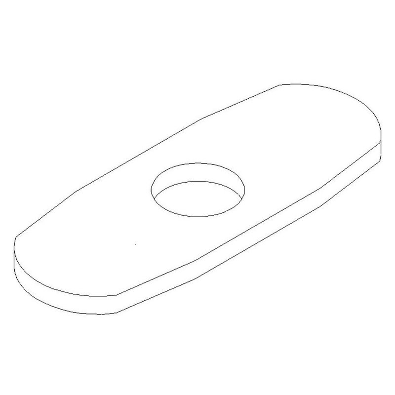 ARTOS F910-3CH Trova Round 6" Cover Plate Chrome