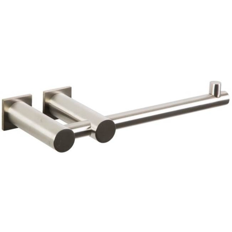 ARTOS LT20BN Loft Toilet Paper Holder RND + SQU Escutcheon Brushed Nickel