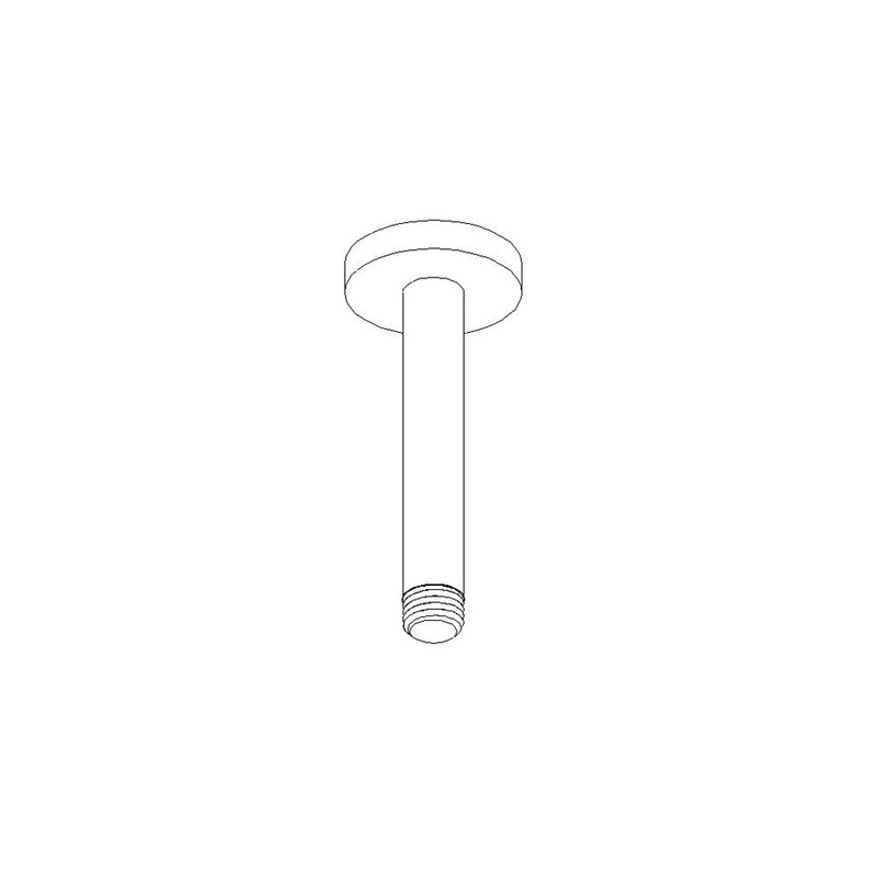 ARTOS F902-3CH Round 4.75" Shower Arm Ceiling Mounted Chrome